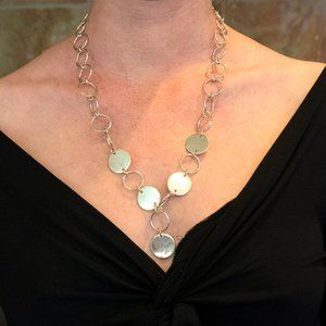 Mexican Sterling Silver Necklace 22"